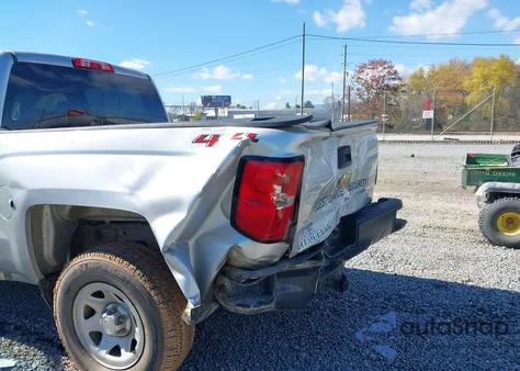 2018 Chevrolet Silverado 1500 Wt из США, поврежденный, VIN 3GCUKNEC0JG640413